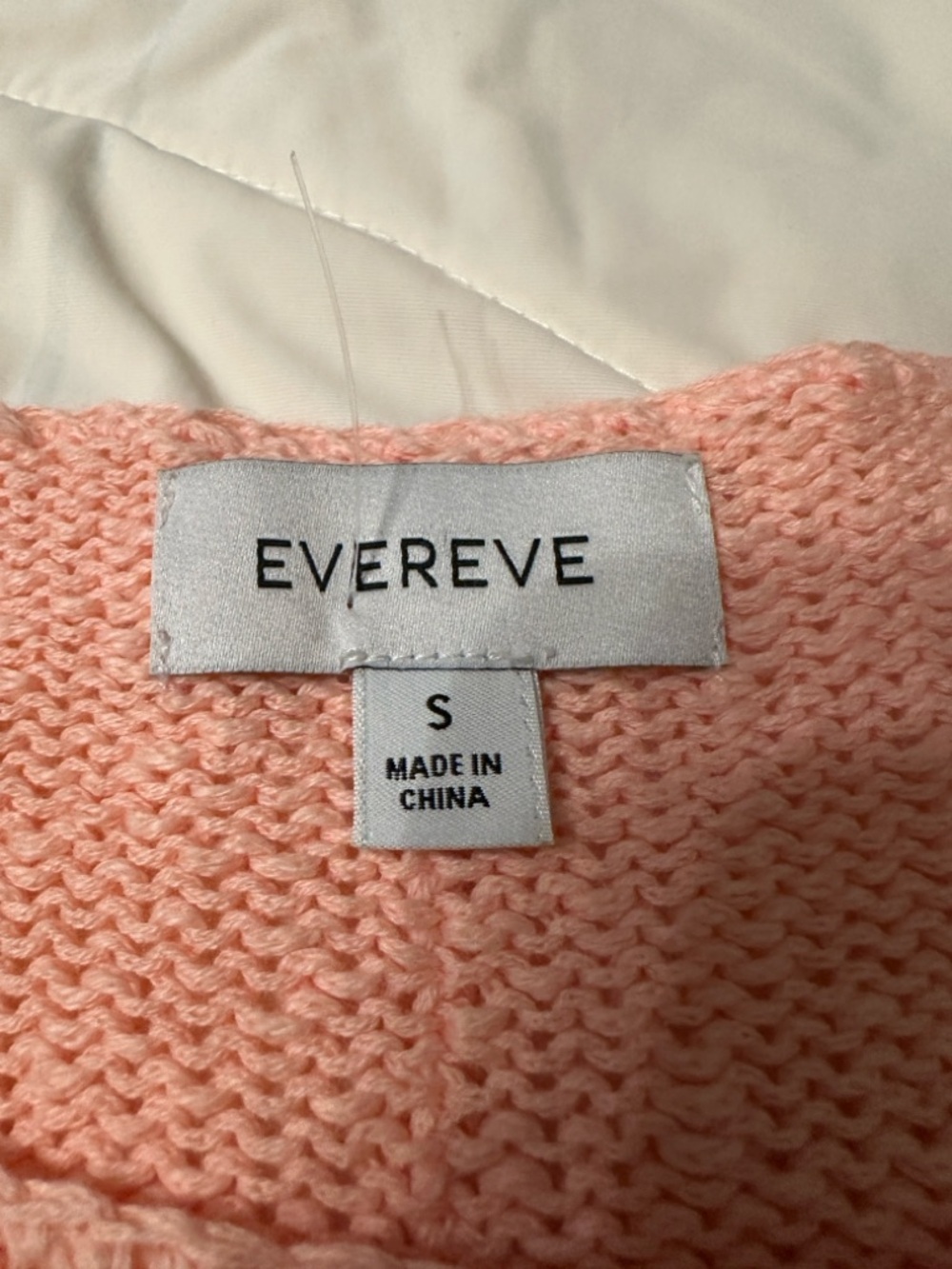 Evereve Naia Soft Off-Shoulder Pullover Women's Sweater in Peach - Size S - Picture 8 of 12